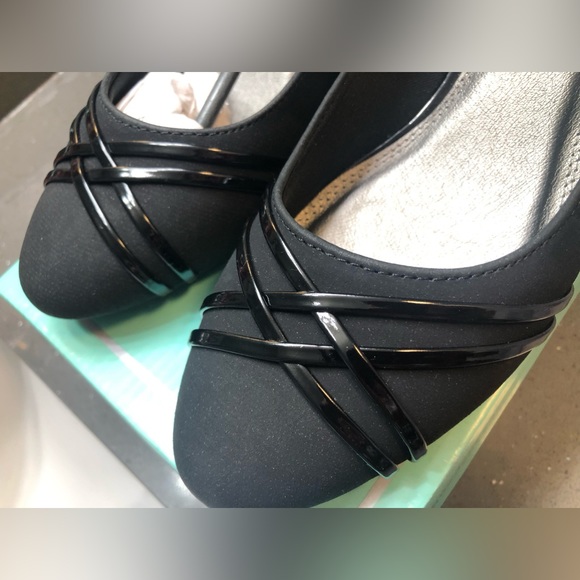 Marbella Julia oat wedges, black, 8.5 W - Picture 4 of 9